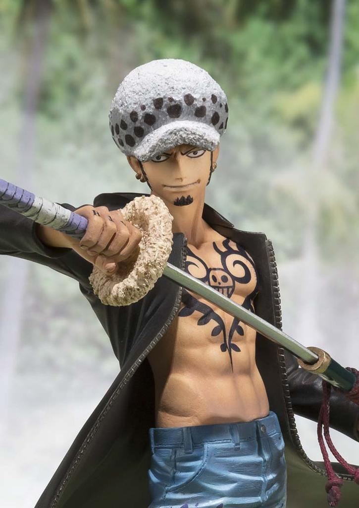 TAMASHII NATIONS Figuarts ZERO ONE PIECE Trafalgar Law 150 мм окрашенная готовая фигурка -Dressrosa Edition- Приблизительно. ПВХ и АБС