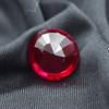 Natural Red Ruby Loose Gemstone 10.95 ct Round Cut Flawless for Jewelry Making and Gem Collections