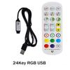 Bluetooth 24-клавишный RGB LED-контроллер с ИК-управлением и управлением через приложение
