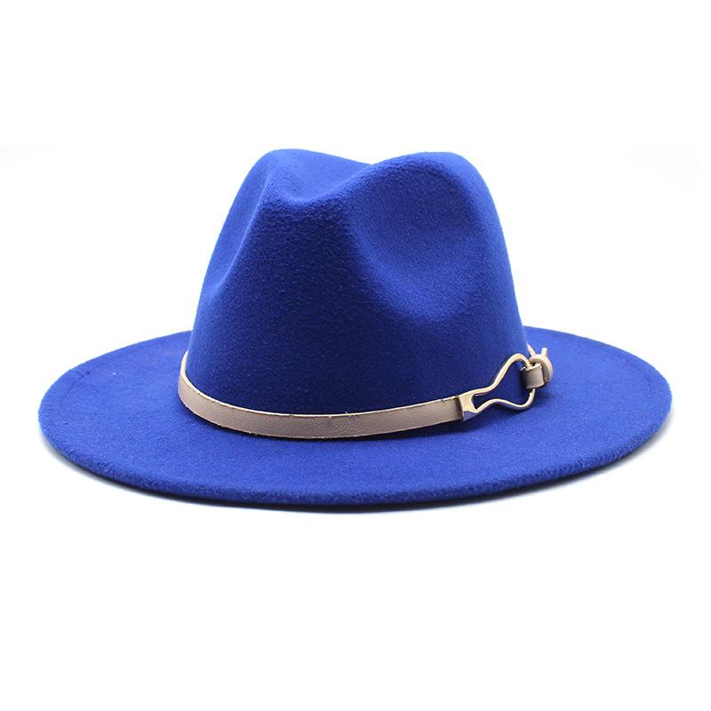 НОВАЯ белая женская шляпа-федора Панама Мужская церковная фетровая джазовая шляпа с широкими полями Торжественное платье Кепка
