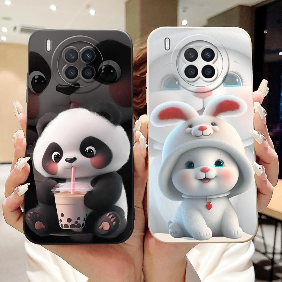 Для Huawei nova 8i Чехол Мягкий Силикон Модный Чехол-Панда для Телефона Nova8i NEN-L22 Чехол-Крышка Для Honor 50 Honor50 Lite Чехлы