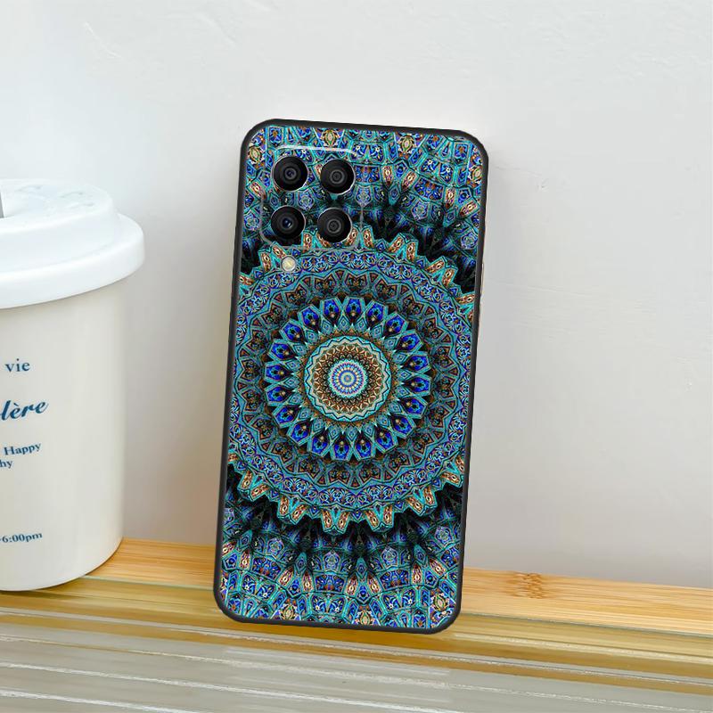 Чехол с геометрическим узором мандалы для Samsung Galaxy M06 M16 M36 M56 M15 M11 M31 M21 M53 M13 M32 M52 M35 M55 M14 M34 M54