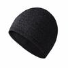 Knitted Reflective Hat Windproof High Elasticity Dome Double-layered Plush Lined Street Style