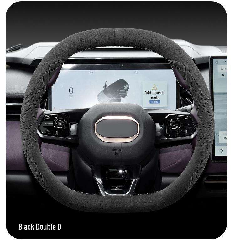 2025 Geely Galaxy Star Ray 8 Ультратонкая Нескользящая Замшевая Накладка на Руль для Всех Сезонов
