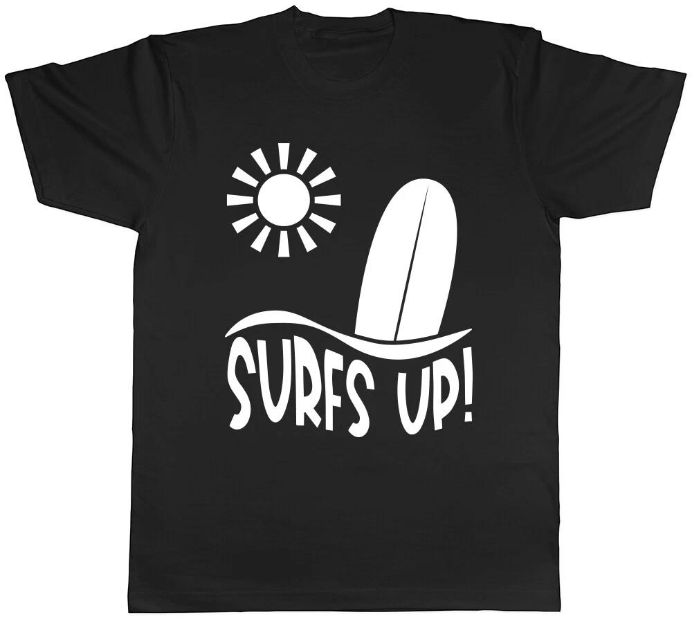 Surfs Up Mens Womens Ladies T-Shirt Tee