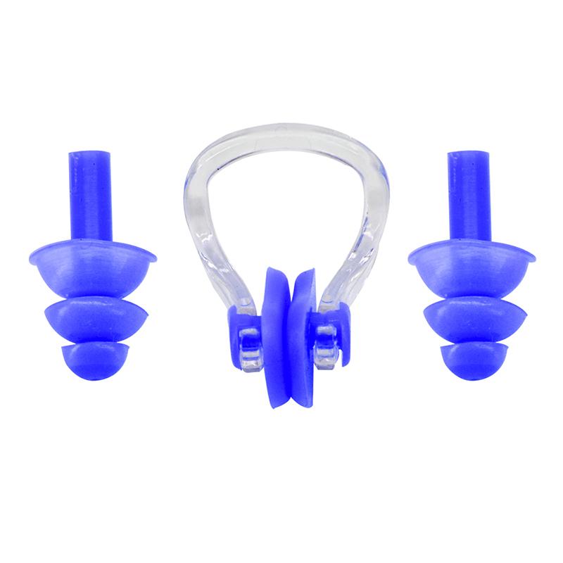 Унисекс носовой зажим беруши водонепроницаемый плавательный носовой зажим беруши набор серфинг дайвинг плавательные принадлежности принадлежности для плавания