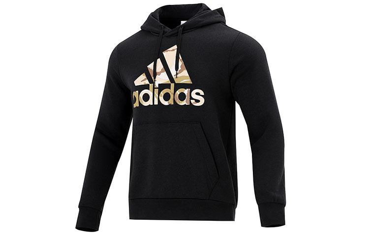 Adidas Sweatshirts Men's Black Hooded Moderate Regular GV2126