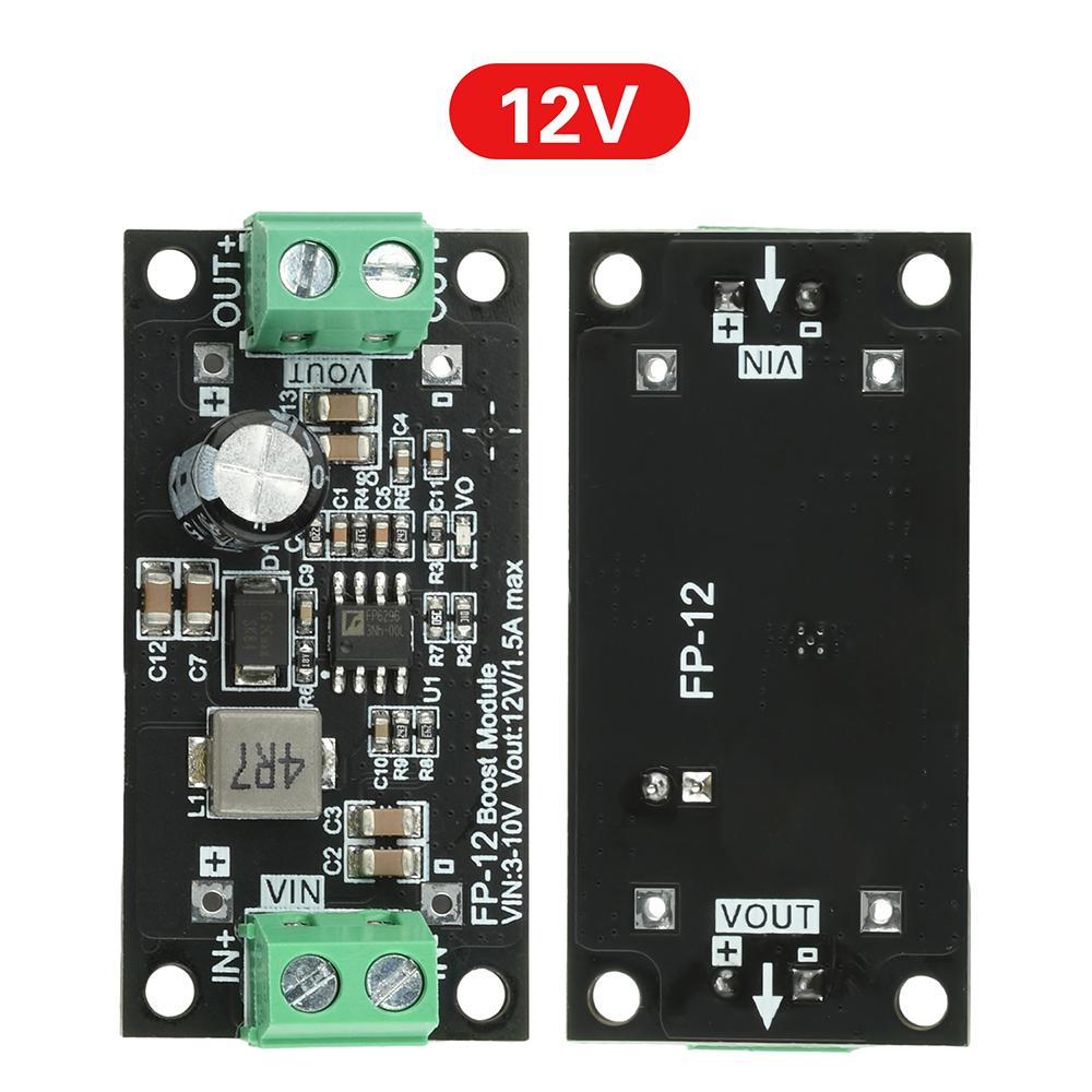 DC-DC Step-up Module 20W Boost Module Supports 3.3V 5V to 5V 12V Regulated Power Supply Module Low Temperature Operation