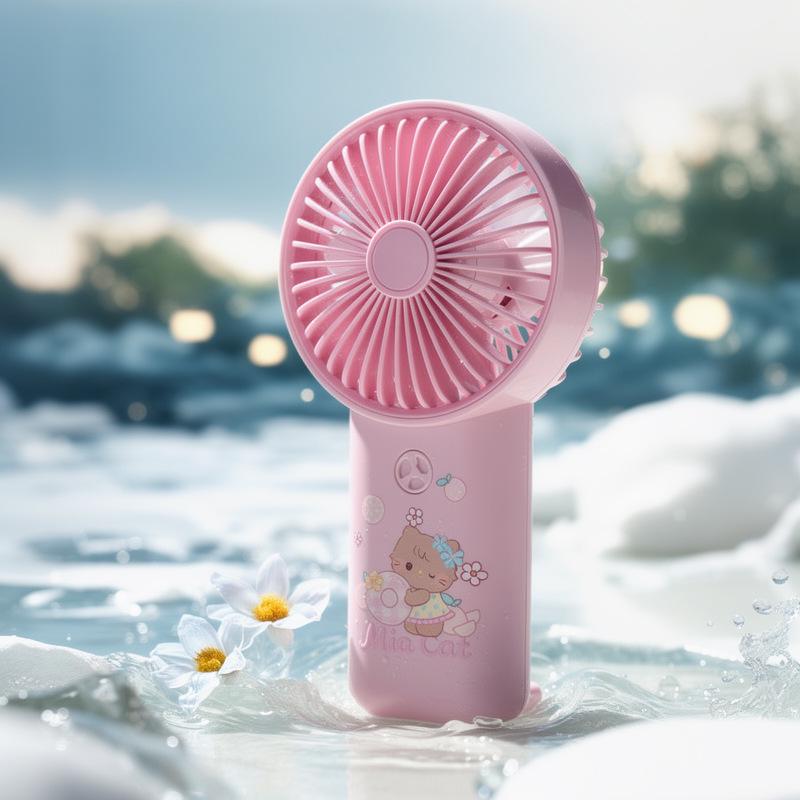 Portable Silent USB Mini Fan with High Wind Power for Desktop and Handheld Use