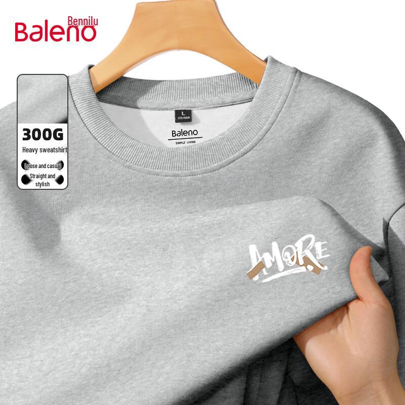 Baleno Men's Loose Fit Crewneck Sweatshirt