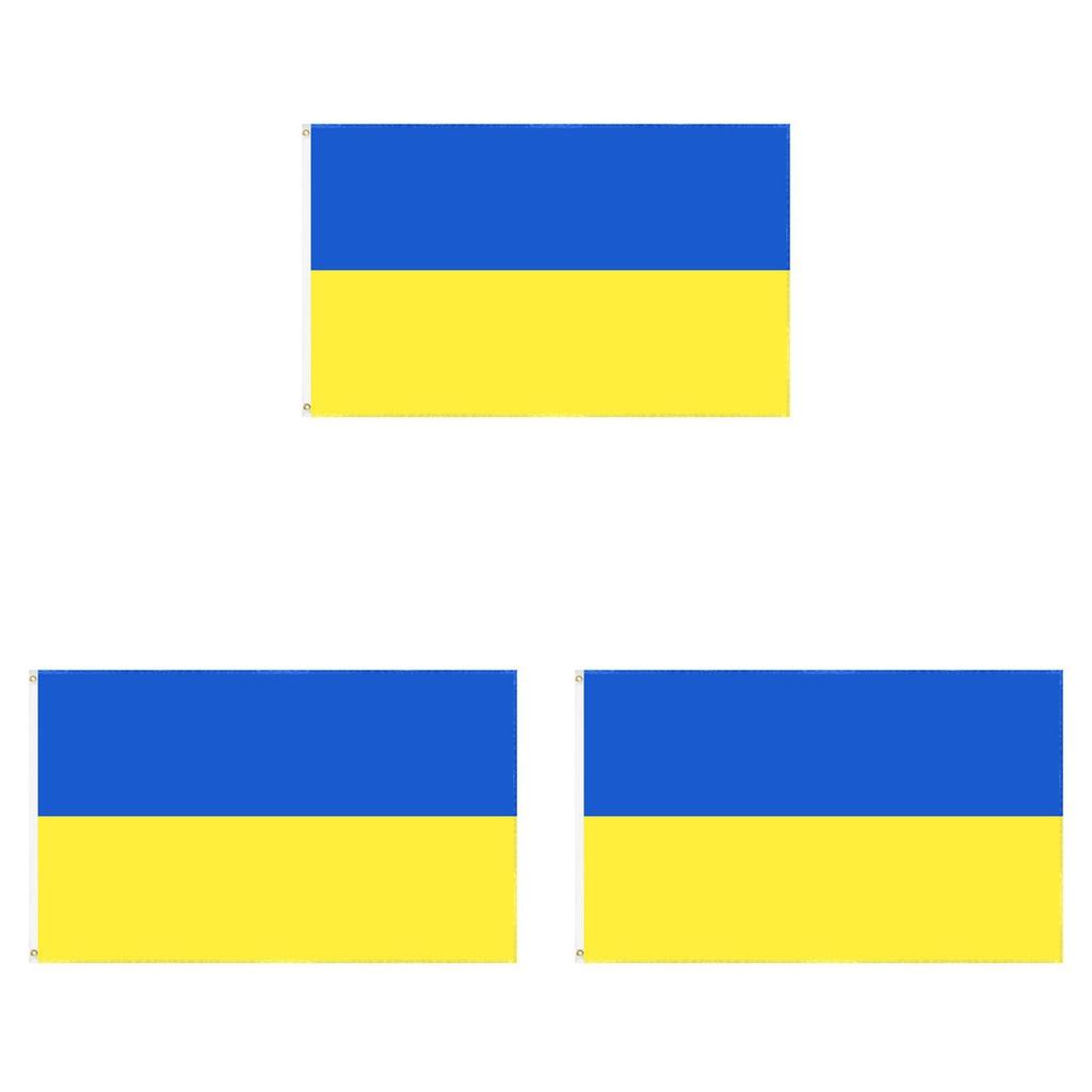 Потрясающий сине-желтый флаг Украины 3x5 футов для украшения дома