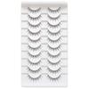 10 Pairs 3D Manga Lashes Natural Look Dramatic Anime Lashes Fashion Spiky Lashes  for Women