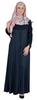 Bimba Islamic Clothes For Women Long Dress With Printed Hijab Scarf Rayon Abaya Maxi Front Button Muslim