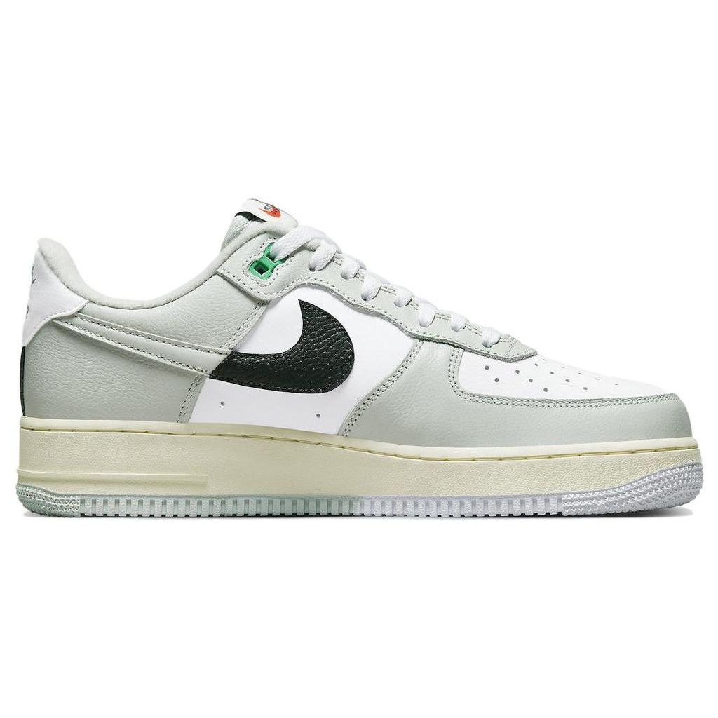 Nike Air Force 1 07 LV8 Split - Светло-серебристые мужские кроссовки Серый Черный Белый DZ2522-001
