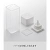 Yamazaki Tower Refillable Seasoning Bottle, White, Approx. 5.5 X 5.7 X 17.2 Cm, Airtight, Easy Open/Close, Disassembles for Cleaning, 250ml, Product N