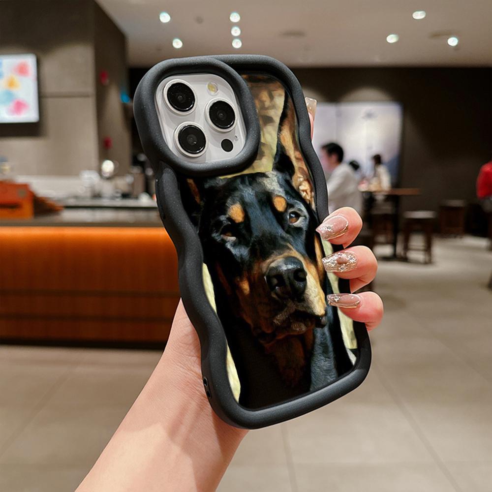 Мягкий чехол из ТПУ Macaron для телефона Xiaomi Poco X3 X5 X6 M6 Redmi 10C 12C 13C Redmi Note 9 10 11 12 13 Pro 10s 11s 12s, чехол Ae52 с изображением собаки Добермана