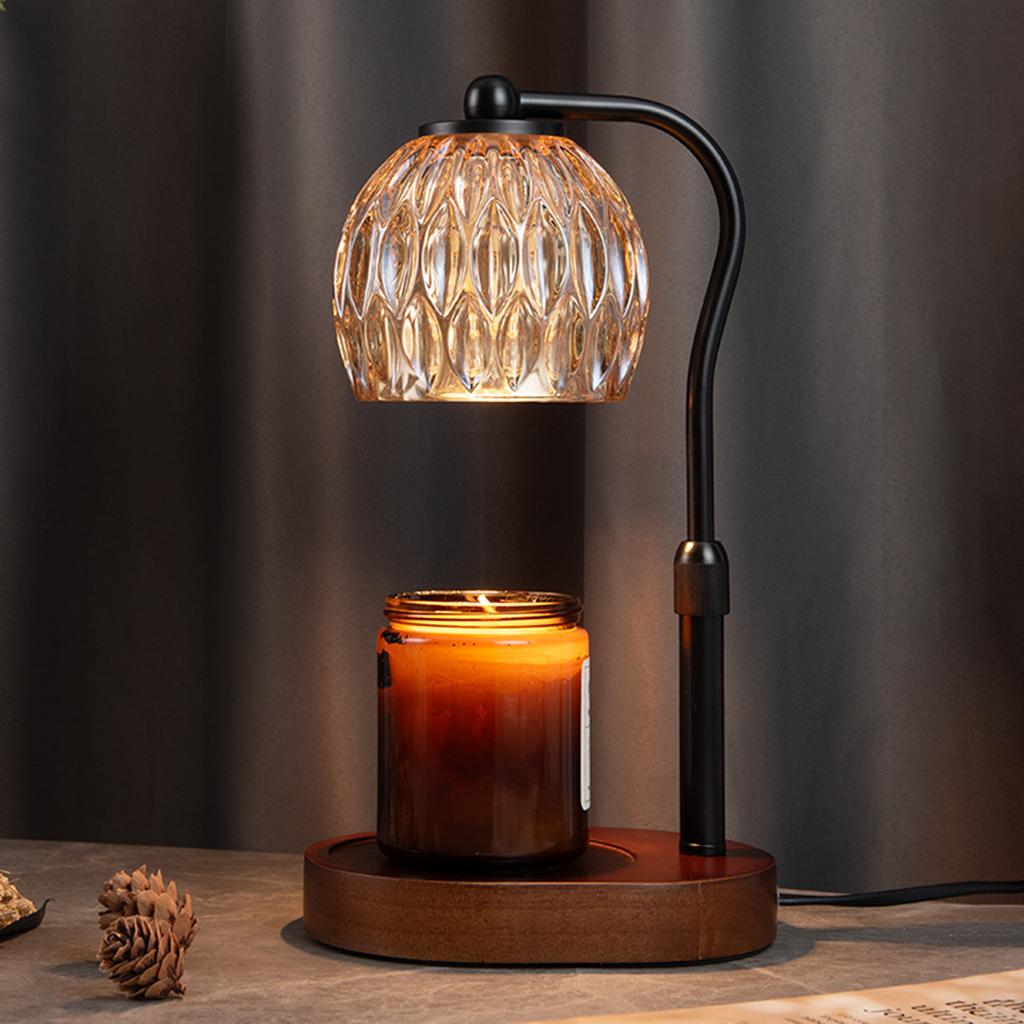 Candle Warmer Lamp Dimmable Adjustable Height Scented Modern Candle Melting Lamp Home Decor for Living Room Bedroom Office