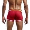 Трусы-боксеры JOCKMAIL, брендовое мужское нижнее белье, дышащие нейлоновые сетчатые трусы из мягкого хлопка с низкой талией, спортивные мужские плавки