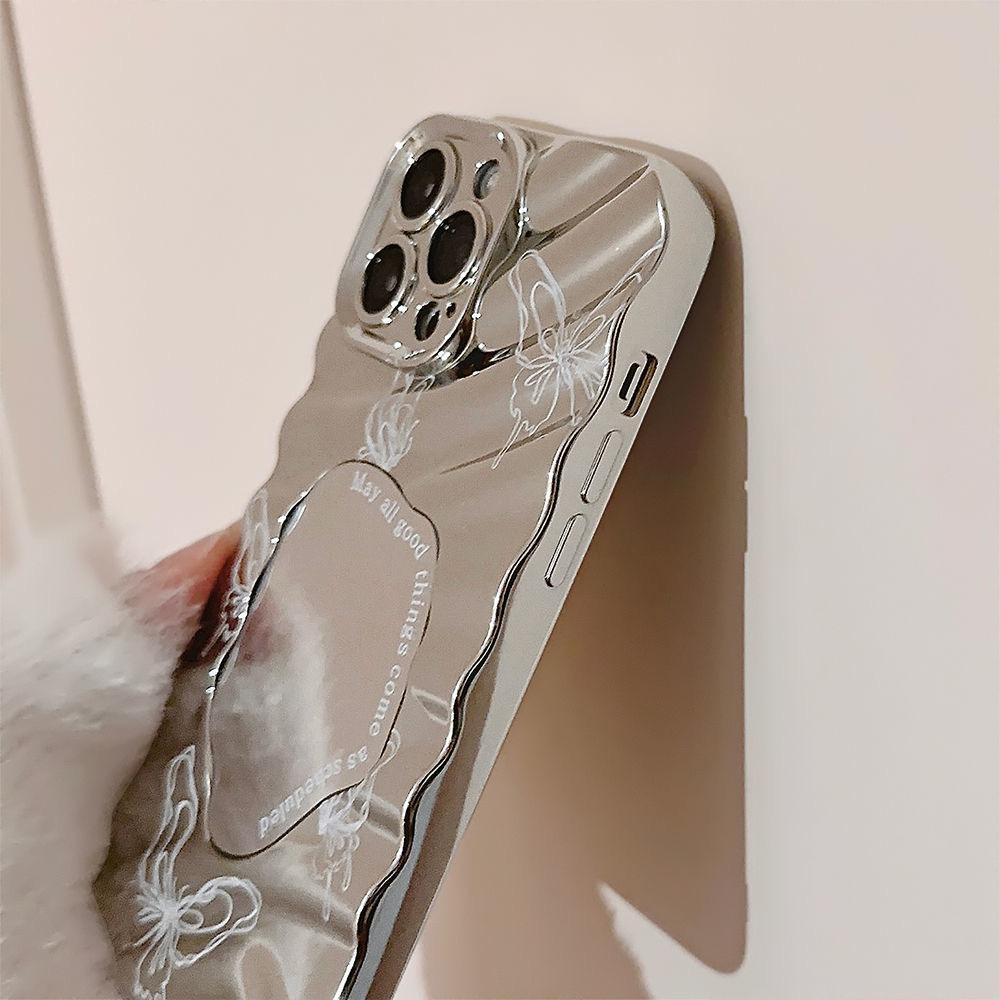 Makeup Mirror Phone Case for iPhone 11 13 16 Pro Max iPhone 14 15 12 13 Pro Max 16 Plus 13 Pro Samsung A55 A54 A15 A12 A52S A34 A14 A30S A53 A52 A50