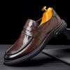 Fashion British Style Genuine Leather Casual Men's Shoes High-grade Comfortable Leather Shoes Business Dating Loafers Formal Party Shoes