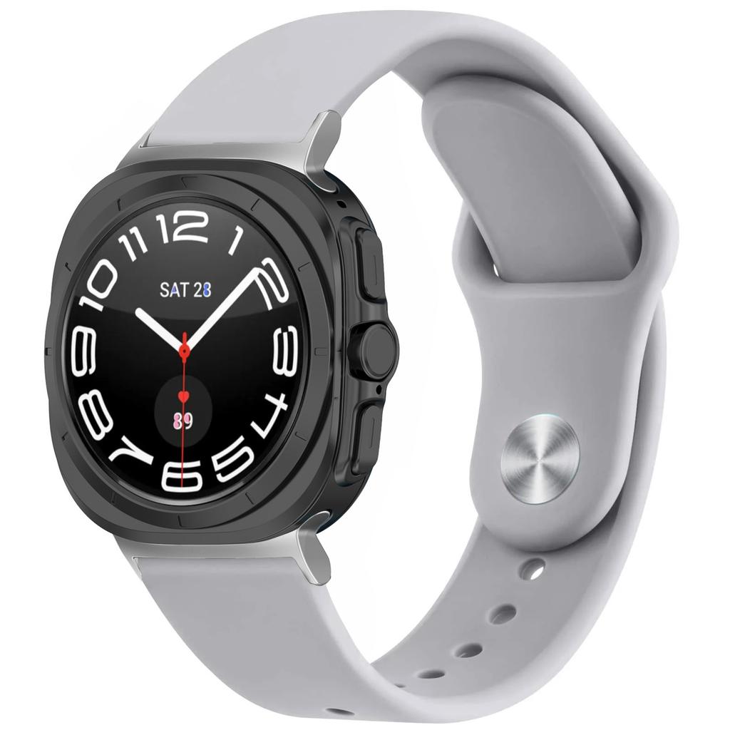 Спортивный силиконовый ремешок для Samsung Galaxy watch 7 ultra Ремешок 47 мм Аксессуары correa Браслет galaxy watch 7 FE 44 мм 40 мм 40 ремешок