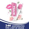 Бальзам для губ NIVEA Soft Rose Shine 4,8 г | Формула тающего влаге на 24 часа | Натуральные масла | Глянцевый финиш, 4,8 г (Пакет из 1)
