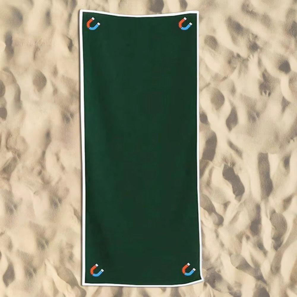 Quick Drying Magnet Beach Towel Super Absorbent Outdoor Magnet Towels Magnetic Bath Towel  Bathroom