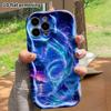 Phone Case: 2D flat, suitable for iPhone 18 17 16 15 14 13 12Pro protective case, phone decoration, energy dolphin, perfect Christmas and Halloween ho