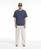 CREAM SODA LAB Garment Dyed Pigment Short Sleeve T-Shirt Steel Blue