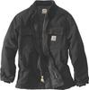 Carhartt Loose Fit Firm Duck Insulated Traditional Coat (106674) зимняя куртка черная