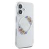 Guess Guhmp16Shfwfct Iphone 166.1 Przeźroczysty/Transparent Hardcase Iml Flowers Wreath Magsafe