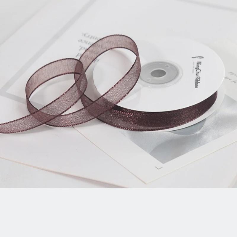 18M/Roll 1cm Single Face Satin Ribbon DIY Handmade Crafts Fabric Christmas Wedding Decoration Silk Ribbons