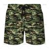 Camouflage Boxing Muay Thai Kickboxing Shorts 3D Print Fighting Training Unisex Men Women Quick Dry Fitness Gym Sport Workout Casual Streetwear