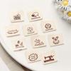 Supplies Cartoon Pattern Clothing Tags Sewing Accessories Cloth Garment Labels Handmade With Love
