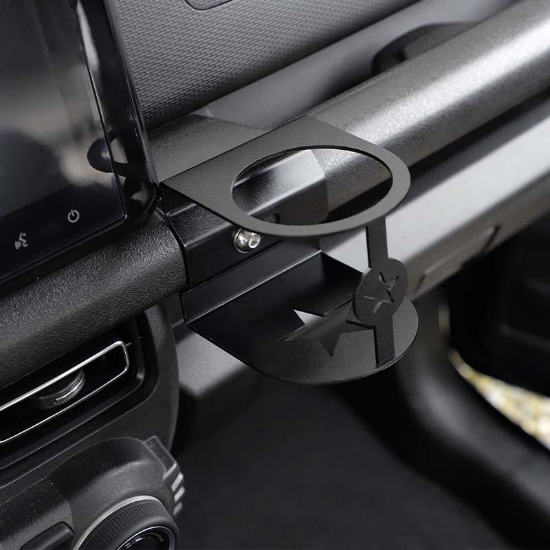 Металлический многофункциональный держатель для стакана воды, кронштейн, стойка, опора для Suzuki Jimny 2019 Up, аксессуары для интерьера