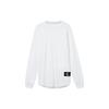 Solid Color Letter Logo Print Crew Neck Long Sleeve T-Shirt Men Tops White J30J319312-YAF