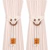 2Pcs Handcrafted Curtain Tiebacks Minimalist Curtain Holdbacks  Home Decoration