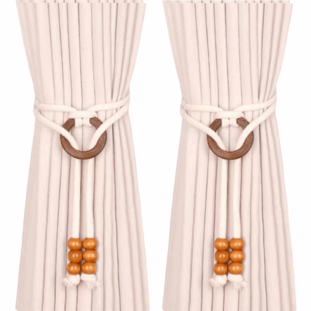 2Pcs Handcrafted Curtain Tiebacks Minimalist Curtain Holdbacks Home Decoration