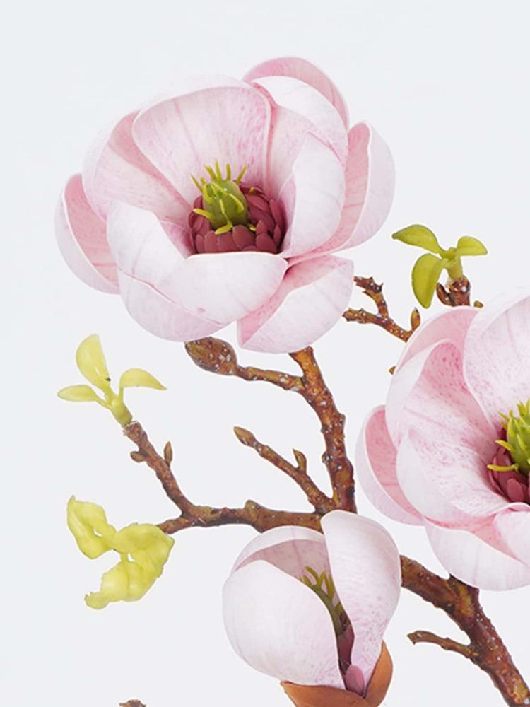 3 шт. искусственных цветов магнолии цветок EVA для реквизита для фотосъемки свадьбы в помещении на открытом воздухе дома украшения гостиной