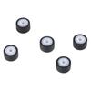 5PCS Cassette Tape Recorder Pinch Roller Wheels Rubber Pressure Recorder Belt Pulley Set Replacement