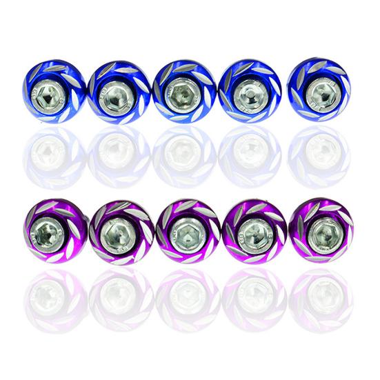 5 шт./компл., 6 мм, универсальная номерная пластина из алюминиевого сплава, рама мотоцикла, болт с винтом