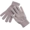 Women Winter Warm Basic Thicken Wool Knitted Mittens Plush Lining Full Fingered Gloves