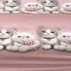 1 Piece Of Lovers Cute Cat Pattern Frosted Bedsheet, Bedroom Printed Bedspread, Bedding (Excluding Pillowcases)