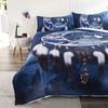 Moon Wolf Printed Bedding Dreamcatcher National Style Guest Room Duvet Cover Set (1pc* Duvet Cover + 2pcs Pillowcase)