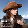 Солнечная шляпа ковбоя для мужчин и женщин - Шляпа для защиты от солнца для активного отдыха, рыбалки и альпинизма