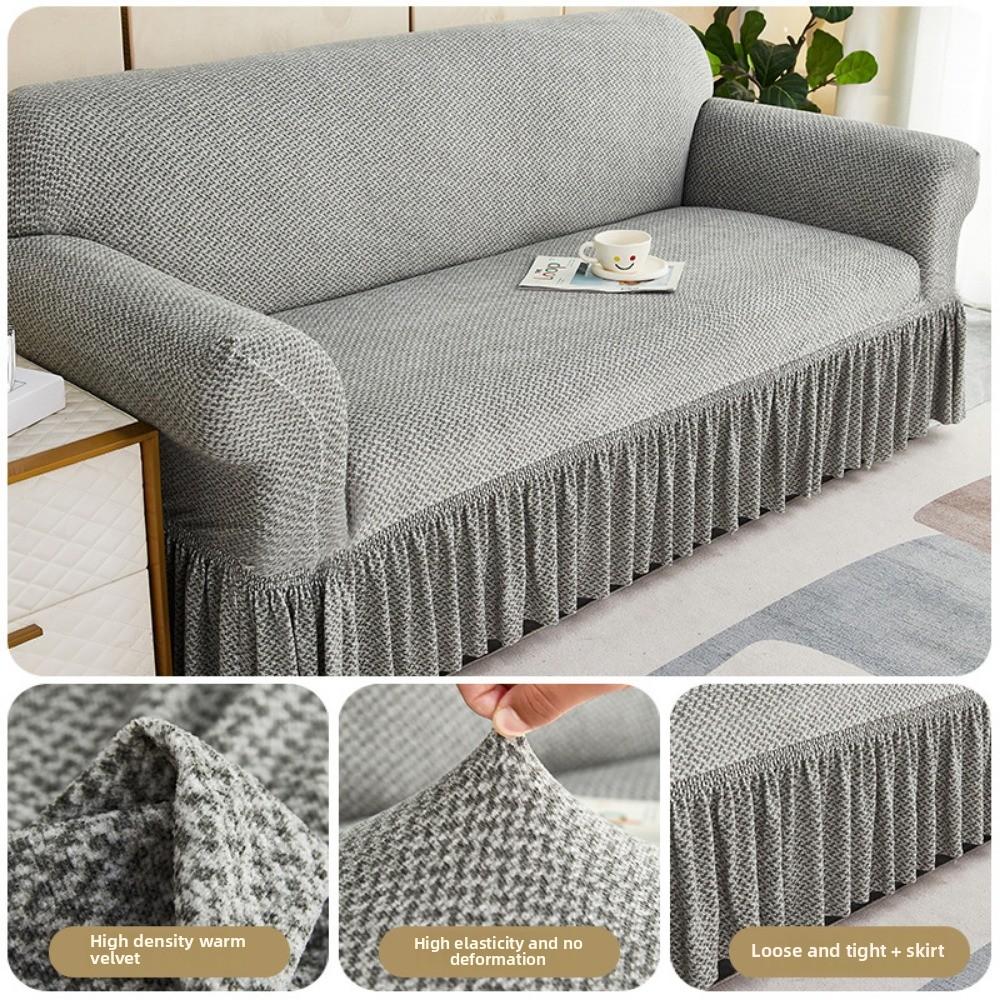 Chenier Thickened Sofa Cover All-inclusive Universal Cover Non-slip and Dust-proof Armrest Sofa Cover