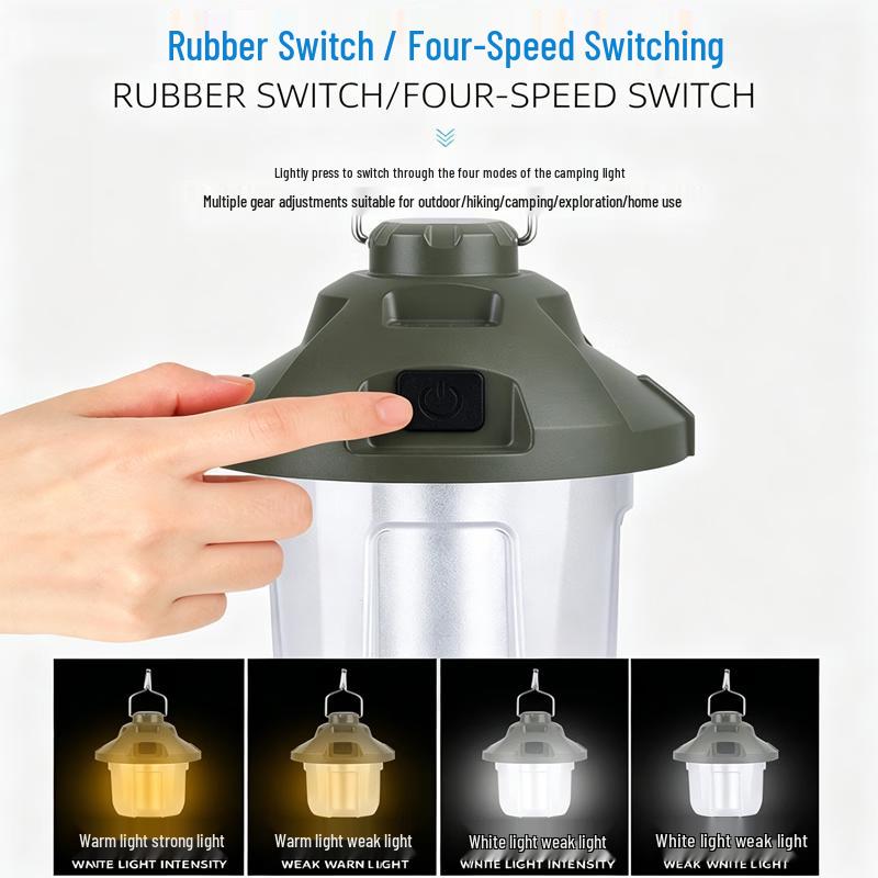 Multi-function Outdoor Portable LED Camping Lantern