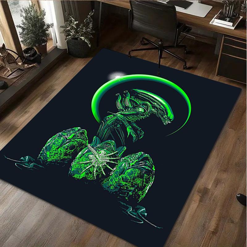 1PC Alien Rug - Home carpet Office Decorative Carpet For Living Room Bedroom Door Mat Floor Rug Computer Chair Area Rug