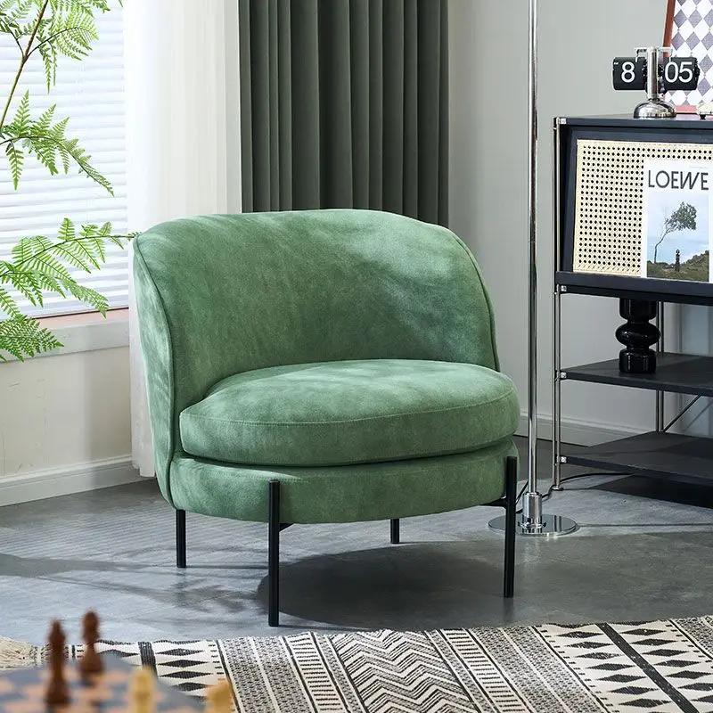 Бархатные стулья для гостиной, белые дизайнерские индивидуальные кресла для гостиной в скандинавском стиле, балконная мебель для дома