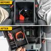 Center Console Organizer Compatible With -2025 Ford Maverick Console Tray ABS Plastic Armrest Storage Box With Silicone Pad 2024 Maverick Accessories